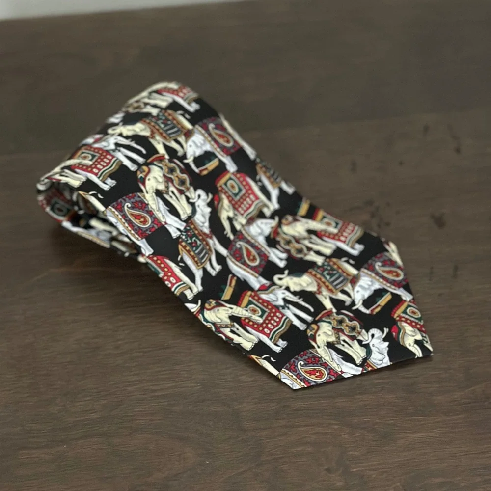 Lot Of 6 Vintage 100% Silk Neckties‎ Formal Patterned Designer Wrinkle-resistant